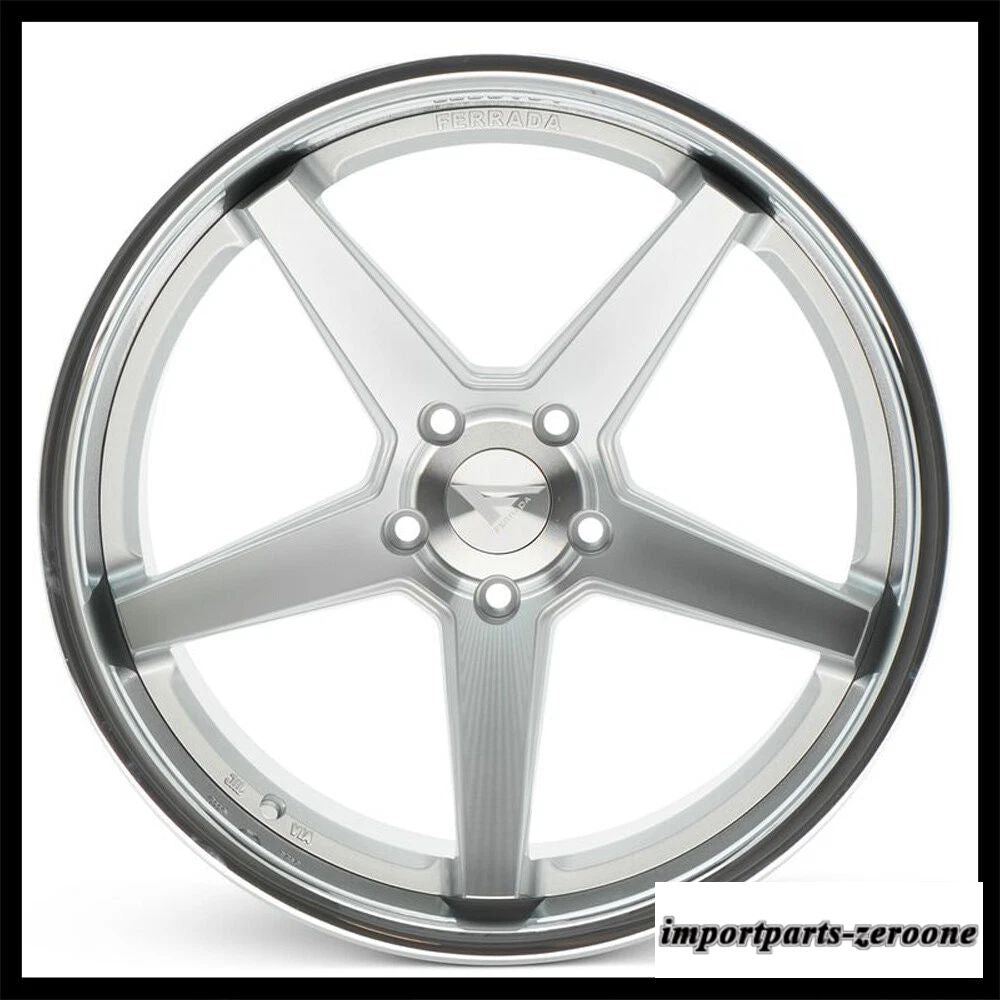 20インチフェラーダ FR3 シルバー コンケーブ ホイール リム レクサス GS300 GS400 GS430 に適合　ホイール４本セット　-FRD-1930