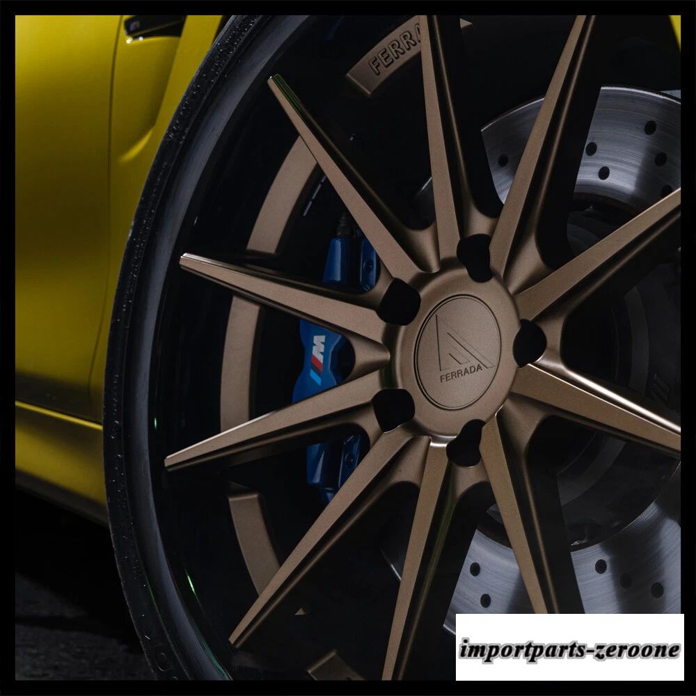 20インチフェラーダ FR4 ブロンズ コンケーブ ホイール リム BMW F16 X6 に適合　ホイール４本セット　-FRD-1932