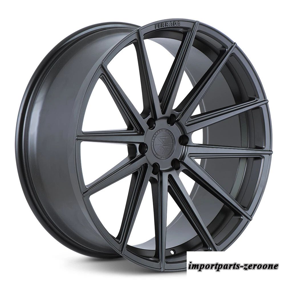 24"フェラーダ ft1 ブラックコンケーブホイールリムシボレータホーにフィット-4 個セット　ホイール４本セット　-FRD-1956