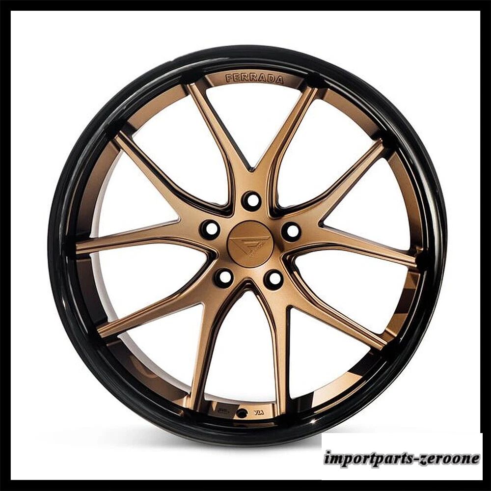 19インチフェラーダ FR2 ブロンズ 19x10.5 コンケーブホイールリム アウディ B8 A5 S5 に適合　ホイール４本セット　-FRD-1971