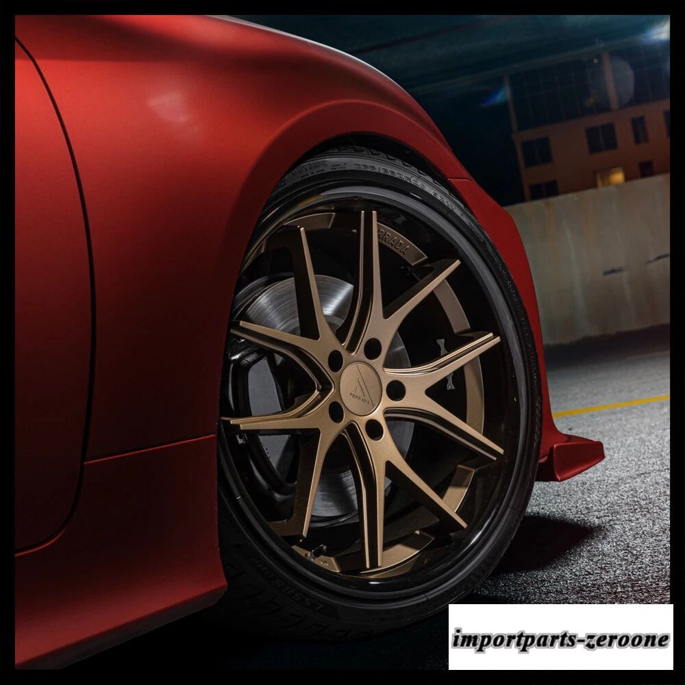 19インチフェラーダ FR2 ブロンズ 19x10.5 コンケーブホイールリム アウディ B8 A5 S5 に適合　ホイール４本セット　-FRD-1971