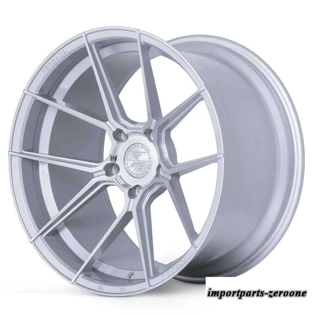 20インチフェラーダ F8-FR8 シルバー フォージド コンケーブ ホイール リム BMW F01 740 750 760 に適合　ホイール４本セット　-FRD-1978