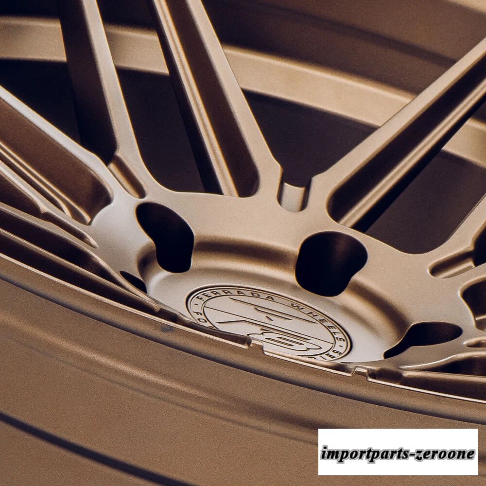 20インチフェラーダ F8-FR6 ブロンズ コンケーブ ホイール リム BMW 528 530 535 545 550 に適合　ホイール４本セット　-FRD-1991