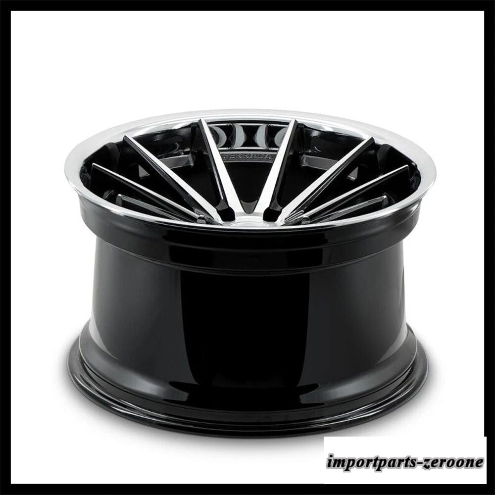 22インチフェラーダ FR4 機械加工コンケーブホイールリムbmw F15 x5 x5mに適合　ホイール４本セット　-FRD-2005