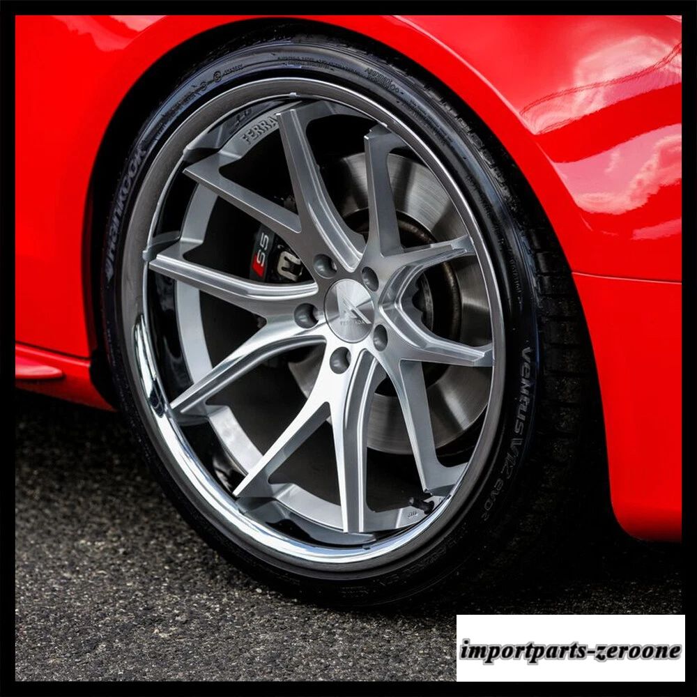 20インチフェラーダ FR2 シルバー コンケーブ ホイール リム BMW F82 M4 に適合　ホイール４本セット　-FRD-2015